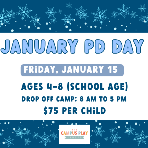 January 15th- PD Day Camp 2027