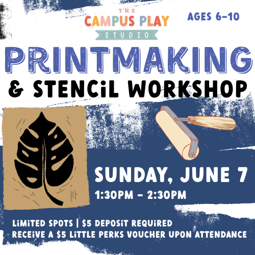 Printmaking & Stencil Workshop- Community Artist Series with Alan Dungo