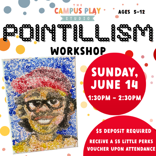 Pointillism Art Workshop- Community Artist Series with Alan Dungo
