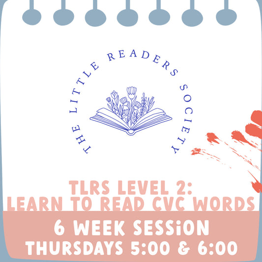 The Little Reader's Society Level Two: CVC Course January Session